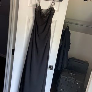 Black fitted gown